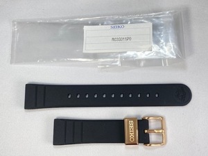 R03S011P0 SEIKO プロスペックス 20mm 純正シリコンバンド ブラック SBDN080/V147-0CS0用 ネコポス送料無料