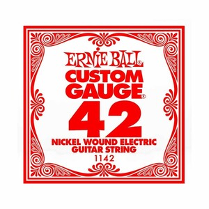 アーニーボール ERNIE BALL 1142 NICKEL WOUND 042 エレキギター用バラ弦