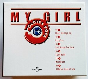 中古CD 6枚組 オムニバス『 MY GIRL / OLDIES POPS 1～6 』品番：DCT-1034 / BOX入り・ブックレットあり