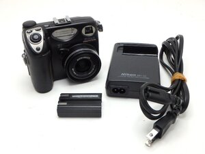 ★ハローカメラ★1円スタート★4721 Nikon COOLPIX E5000 B.2524194 500万画素 【付属品有り】 動作品 現状 ニコン コンデジ 即決あり