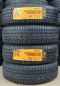 4本セット 175/65R14 82T 2023年製造 / コンチネンタル NorthContact NC6 スタッドレス 4本セット