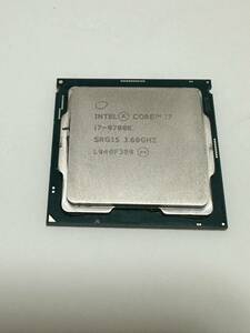 Intel Core i7-9700K CPU 部品取り 