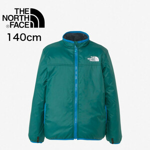 【K-39】 THE NORTH FACE　ノースフェイス　リバーシブルコージージャケット（キッズ）　 NYJ82344 ディープグリーン・AE サイズ：140cm