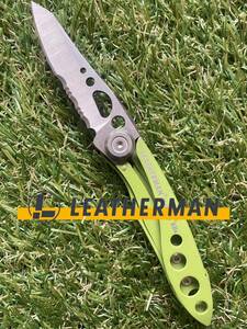 LEATHERMAN #007 SKELETOOL KBx ライトグリーン　レザーマン　フォールディングナイフ 折りたたみナイフ