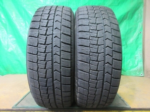 2023年製 ダンロップタイヤ ウインターマックス DUNLOP WINTERMAXX WM02 185/55R15 2本 №4934上 スタッドレス 雪 氷 冬タイヤ 80％残溝