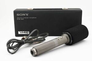 RE0036◆SONY ソニー ECM-969 エレクトレット コンデンサ ステレオ マイク パノラマイク