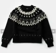 最終価格　新品　COOHEM NORDIC KNIT PULLOVER ブラック