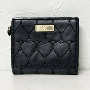 ★2876 MOSCHINO 財布 モスキーノ 二つ折り財布