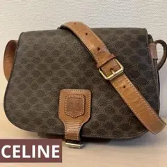 【美品】セリーヌ　CELINE　マカダム柄　斜め掛け　ショルダーバッグ