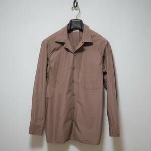 UNIQLO(ユニクロ)ユニクロU オープンカラーシャツ S 送料210円～ 美品 長袖 メンズ 男性用 414488 パープル クリストフルメール 男性用 紫