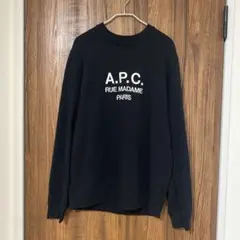 A.P.C.(アーペーセー) ロゴスウェット　トレーナー　Sサイズ