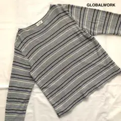 グローバルワーク　GLOBALWORK　Tシャツ　カットソー　メンズ　ボーダー