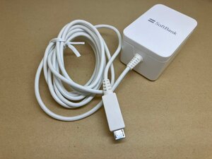 SoftBank SELECTION MicroUSB 充電AC アダプタ 1.0A 充電器 充電ケーブル ACアダプタ ★開封済み ほぼ未使用 ★SB-AC18-MIMU