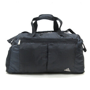 k■アディダス/adidas ボストンショルダーバッグ/スポーツバッグ/黒/BAG/兼用■85【中古】