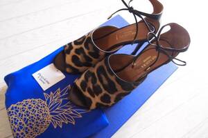 売り切り！お値下げ！人気希少レアドゥーズィエムクラス購入　AQUAZZURA　ポニーレオパードパンプス