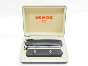◎MINOX ミノックス LX ブラック（ケース付）ジャンク品