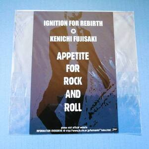 藤崎賢一 直筆サイン入り ポストカード APPETITE FOR ROCK AND ROLL 美品 グッズ Justy-Nasty CRAZE