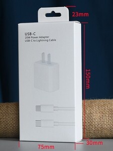 iPhone タイプc ライトニングケーブル1m 20w 急速充電器