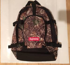 【新品正規】19aw Supreme Backpack TREE CAMO シュプリーム バックパック リュック カモフラージュ 枯れ葉柄 19fw カモ柄 立ち上げ