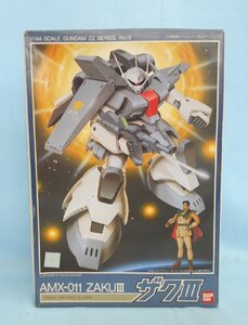 ◆□プラモデル 未組立 旧キット バンダイ 1/144 AMX-011 ザクIII 機動戦士ガンダムZZ シリーズNo.19