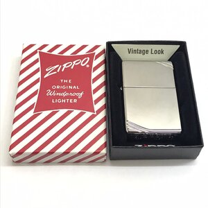 未使用 zippo ジッポ オイルライター D 23刻印 ビンテージ 1937年 レプリカ レギュラータイプ シルバーカラー 質屋出品