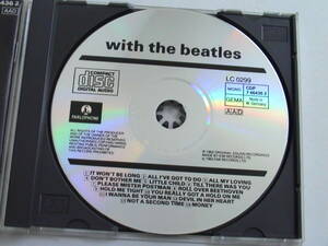 全面銀圏蒸着盤【W.Germany盤】THE BEATLES / WITH THE BEATLES CDP 7 46436 2 2896 791 01 * H X