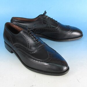 LYF15954 Allen Edmonds アレンエドモンズ 80-90s Chester チェスター ウィングチップ シューズ ブラック 10 1/2 B