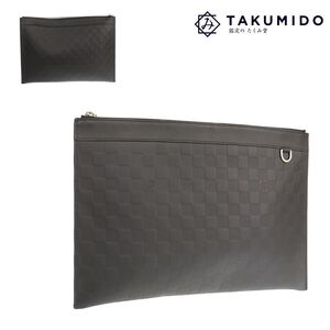 ルイヴィトン LOUIS VUITTON クラッチバッグ ポシェット ディスカバリー N60112 ダミエ アンフィニ オニキス 中古AB 279424