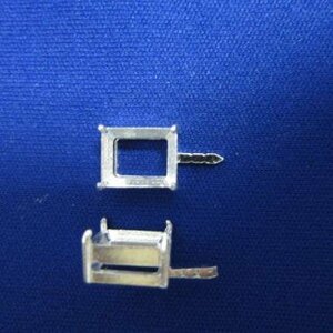 【石枠】エメラルドカット10×８ｍｍ（差込み型）