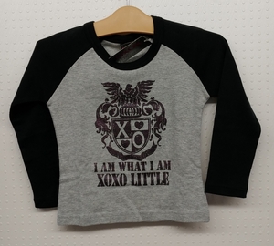 新品未使用タグ付★ little XOXO★サイズ１１０㎝★女児 長袖Tシャツ★綿100%