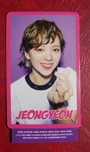 TWICE ジョンヨン One More Time トレカ トレーディングカード ハイタッチ券 未使用 穴無し 即決 Jeongyeon トゥワイス トワイス