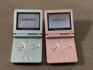 Nintendo 任天堂 GAMEBOY AGS-001 SP ADVANCE ゲームボーイアドバンスSP ニンテンドー 2点セット