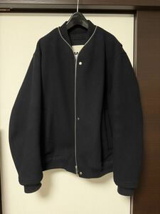 jil sander ボンバージャケット　MA-1 ウールメルト ジャケット