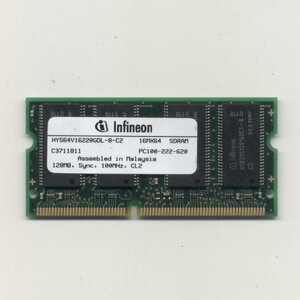 yb471/Infineon ノートPC用 PC100 128MB / 動確済