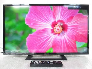 ☆2022年製 SONY ソニー BRAVIA 32V型 液晶テレビ 外付けHDD録画対応 KJ-32W500E リモコン付き 直接引取OK w1201