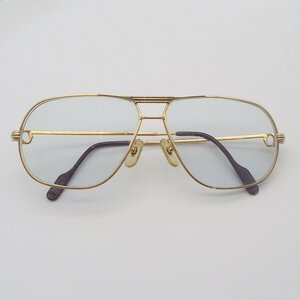 ◎Cartier カルティエ 眼鏡 アイウェア ツーブリッジ/ 約35.1g /アクセサリー サングラス◎SF