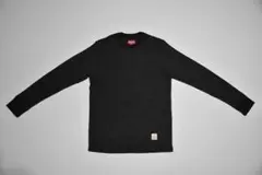 Supreme Thermal Stripe L/S Tee Black