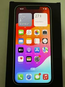 【匿名配送】【美品】【送料込】 Apple iPhone13 128GB MLND3J/A 白 スターライト SIMフリー バッテリー89% softbank ○