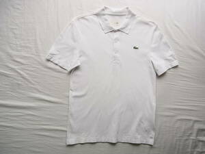LACOSTE SPORT ラコステ スポーツ　ポロシャツ　サイズ 3 ホワイト　シミの箇所有り