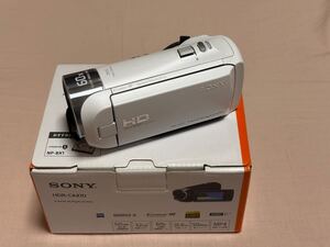 【未使用品】SONY デジタルビデオカメラ　 HDR-CX470 白　送料無料