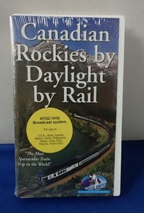 ●未開封VHS●「カナディアン・ロッキー 鉄道旅行」(英語版)●NTSC:刊●