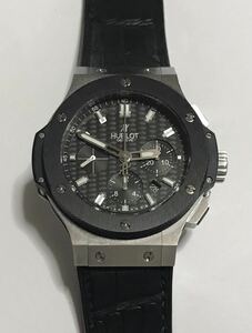 HUBLOT ビッグバンエボリューション スチールセラミック グミアリゲーター 本革ベルト仕様 301.SM.1770.GR ウブロ アエロバン ウニコ