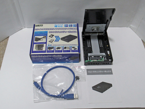 ★☆MVK（アユート） SATA2.5 -3.5変換 ウルトラチェンジャーボックス HD25C35-U3BK 動作確認品☆★