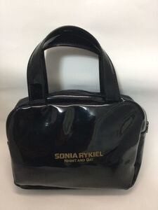 ソニアリキエル SONIA RYKIEL トートバッグ エナメルブラック