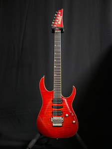 アイバニーズ Ｊカスタム　Ibanez J-custom RG9570 TRD・トランスペアレントレッド フジゲン製【美品コンディション品】1998年製造