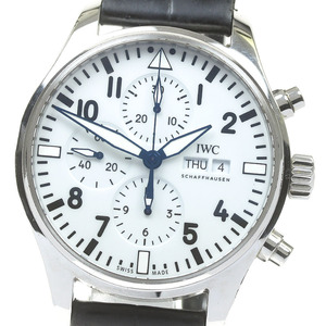 IWC IWC SCHAFFHAUSEN IW377725 パイロットウォッチ クロノグラフ 150 イヤーズ 自動巻き メンズ 保証書付き_832049