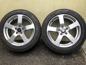 SPORT TECHNIC MONO 5 +47 5H112 225/50R17 ピレリ アイス ASIMMETRICOバリ山スタッドレス BENZ W206 W205 BMW G42 G20 F30 F20 AUDI A4 VW