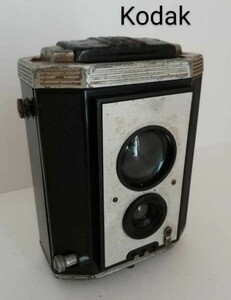 kodak　ヴィンテージカメラ　コダックブローニーリーフレックス 　ジャンク品　ディスプレイ　イギリス購入