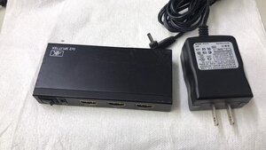 2090029★中古品 ラトックシステム　４Ｋ６０Ｈｚ対応　１入力２出力　ＨＤＭＩ分配器　RS-HDSP2P-4K