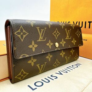 3280【極美品】LOUIS VUITTON ルイヴィトン モノグラム ポルトフォイユ サラ 長財布 二つ折り財布 ウォレット M61734/SP0057